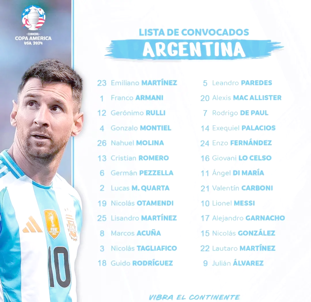 阿根廷队主力因健康原因退出