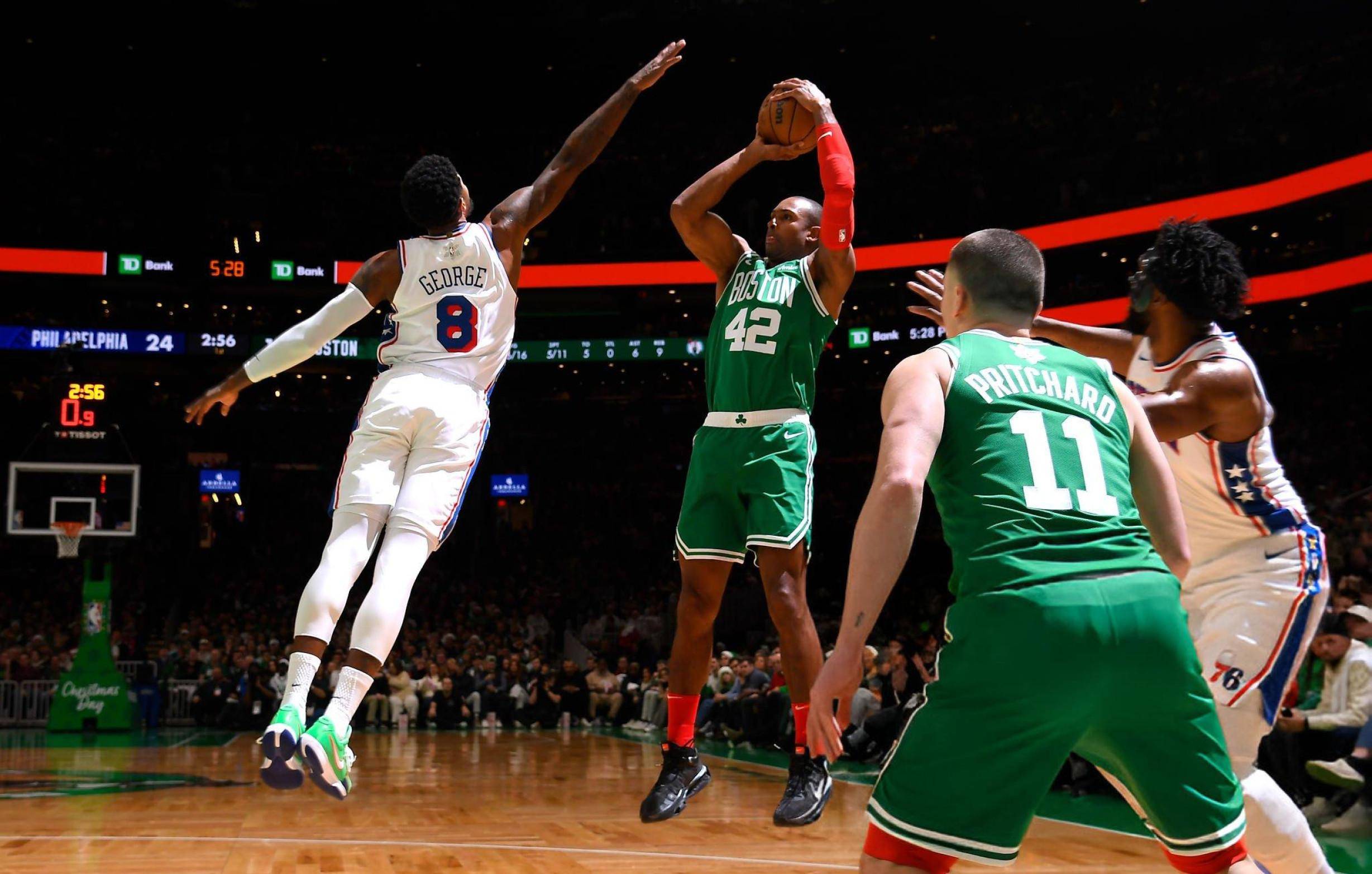 凯尔特人战胜76人，塔图姆全场最高得分